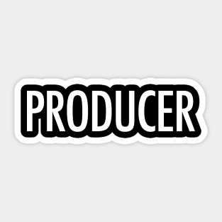 Producer Sticker